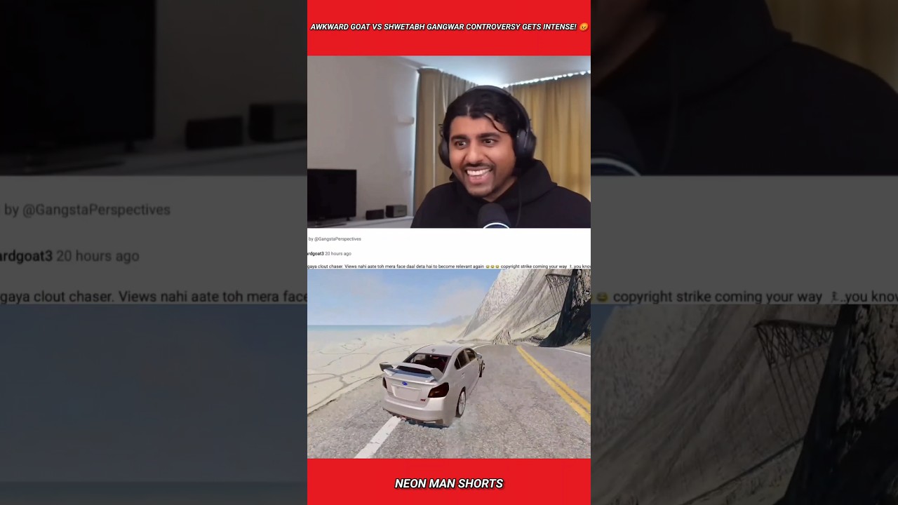 Awkward Goat Vs Shwetabh Gangwar Controversy gets Intense! 😡 