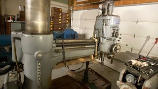 New shop machine, Archdale radial arm drill