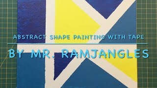 Easy Abstract Geometric Shape Painting Wtape Mathart Integration