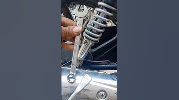 How to bike back shocker adjust/HERO Splendor Plus Bike Shocker Adjustment best trick #shortvideo