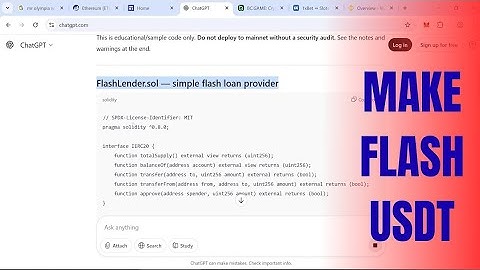 Create Flash USDT Free | Make Flash USDT From chatGPT - flash usdt