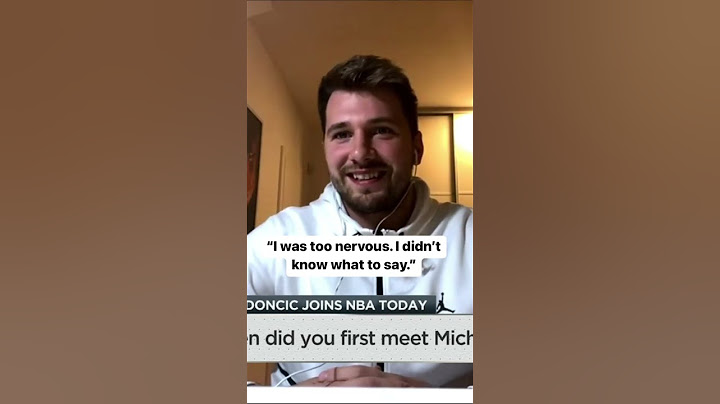Luka was speechless when he first met MJ 😅🐐