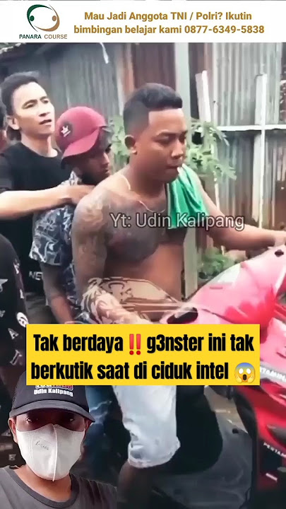 Viral‼️ penyamaran Intel ini akhirnya berhasil❓😱 #shorts #polisi #resmob #intel #brimob