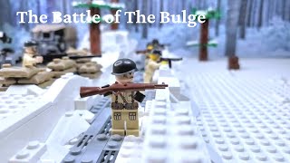 The Battle of The Bulge - Ardennes Counteroffensive - Lego WW2 - Stopmotion