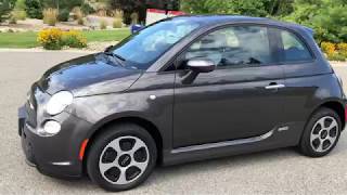 2016 FIAT 500e Electric, Navigation, Bluetooth, Heated Seats, Hatchback