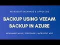 Veeam Backup for Office 365 in Azure