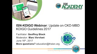 KDIGO-ISN CKD-MBD Guideline Update Webinar