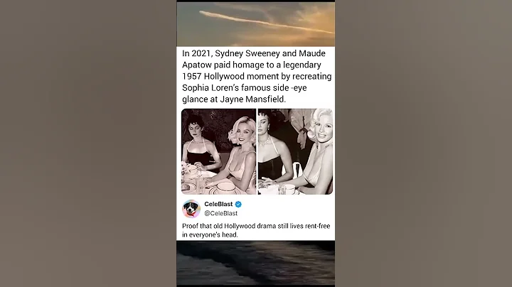 In 2021, Sydney Sweeney and Maude Apatow paid homage to a legendary 1957 Hollywood #barbie #remix