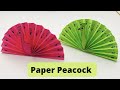 How To Make Easy Paper PEACOCK For Kids Moving Paper Bird Paper Craft Easy KIDS Crafts 