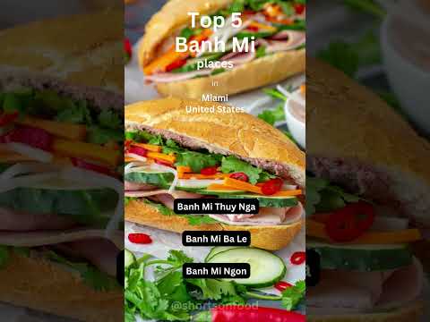 Video: Bánh mì kẹp thịt ngon nhất ở Miami