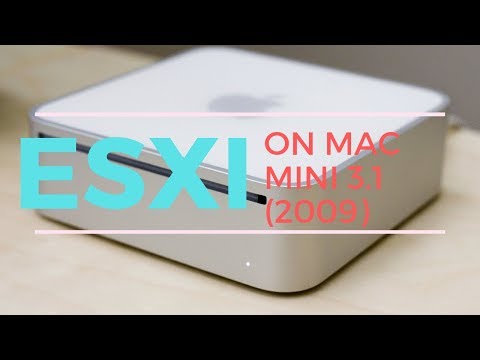 Install ESXi 5.1/5.5/6.0 to Mac Mini 3.1 (2009)