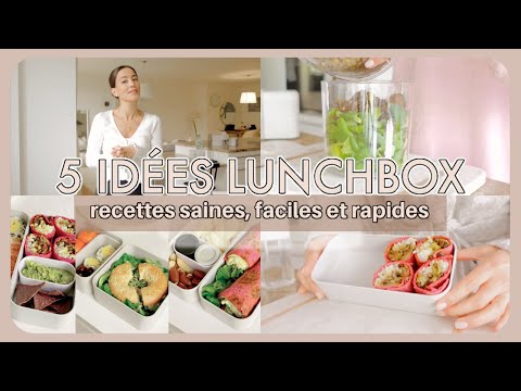 5 IDÉES DE LUNCH BOX petit budget : Recettes saines, faciles et rapides  | ANIBELLIE