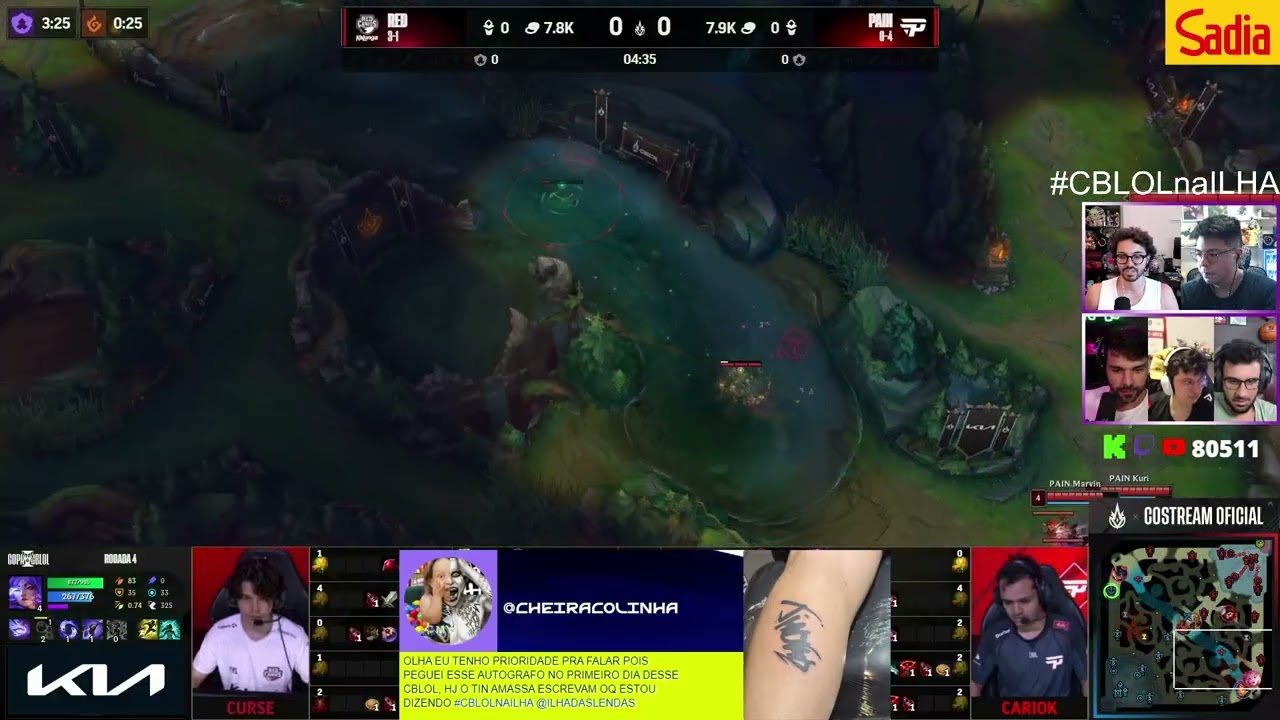 PAIN x RED CANIDS | MD1 - CBLOL Cup 2026 | Ilha das Lendas