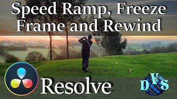 Davinci Resolve Speed Ramp and Freeze Frame - Retime Controls
