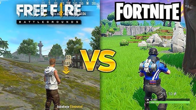 Difference Free Fire And Fortnite: Graphics, Tactics, and More!