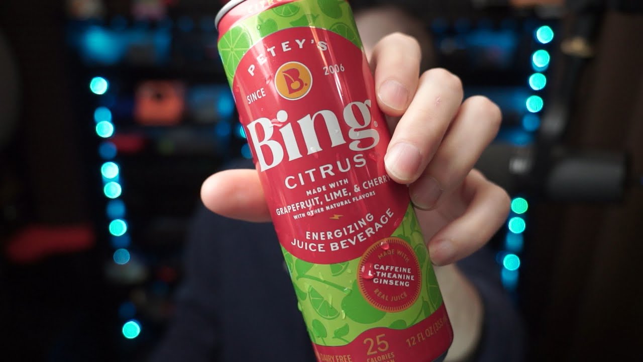 Trying Bing Citrus Energizing Juice Beverage