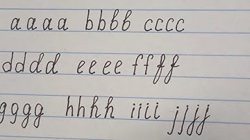 PRINT Handwriting VS CURSIVE Handwriting | Handwriting Styles in English #1