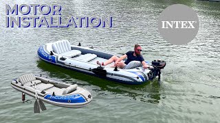 How to Install a Motor on an Intex Raft