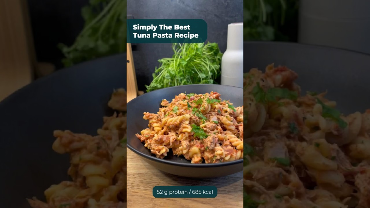 The Best Tuna Pasta - Creamy & Tomatoey 