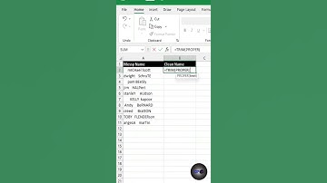 Excel TRIM + PROPER Function How to Use