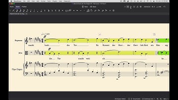 MuseScore 4 Choral example