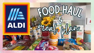 ALDI FOOD HAUL & MEAL PLAN | GROCERY HAUL UK