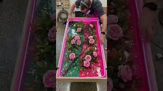 Turning Fresh Blooming Roses Into A Living Room Masterpiece! 🤯🌹💎
