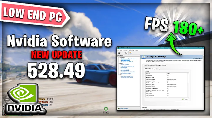 Best Settings For Gaming NVIDIA *New Update* Drivers v528.49 (Optimize Increase FPS Reduce Latency)