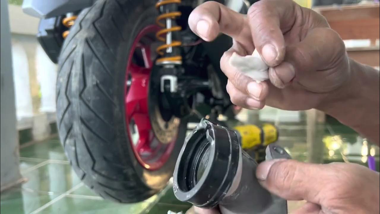 Cara atasi Intake Manifold Xmax 250 terlepas/bocor part 2 YouTube