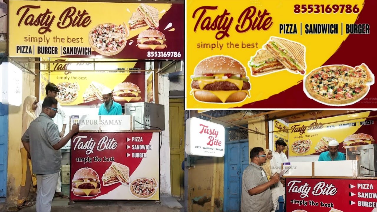 Bijapur Me Tasty Bite Pizza Burger Sandwich Shop Ki Hui Shuruwaat 09