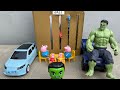 Aj hulk ki sabhi gadiya captain America ne churai 😱:gadi wala cartoon :hulk vs captain America