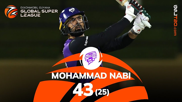 Mohammad Nabi's MAGNIFICENT Innings vs Central Stags! | GSL 2025