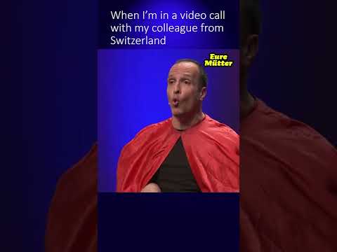 Ich in einer Videokonferenz mit meinem Kollegen in der Schweiz