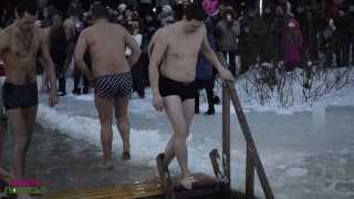 Крещенские купания 2014 в Лунинце