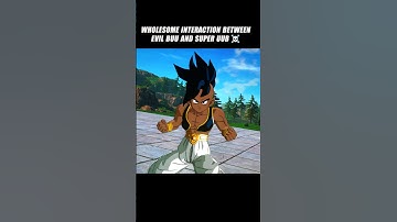 Wholesome Interaction Between Super Uub And Evil Buu 🤯  #crashout #uub #sparkingzero #dragonballz