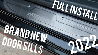 2022 Mitsubishi Mirage, Brand new doors sills  (Full installation)