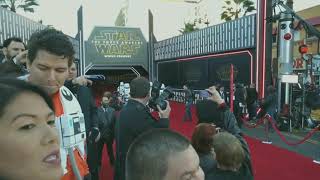 Me on the red carpet at the Star Wars: The Force Awakens World Premiere