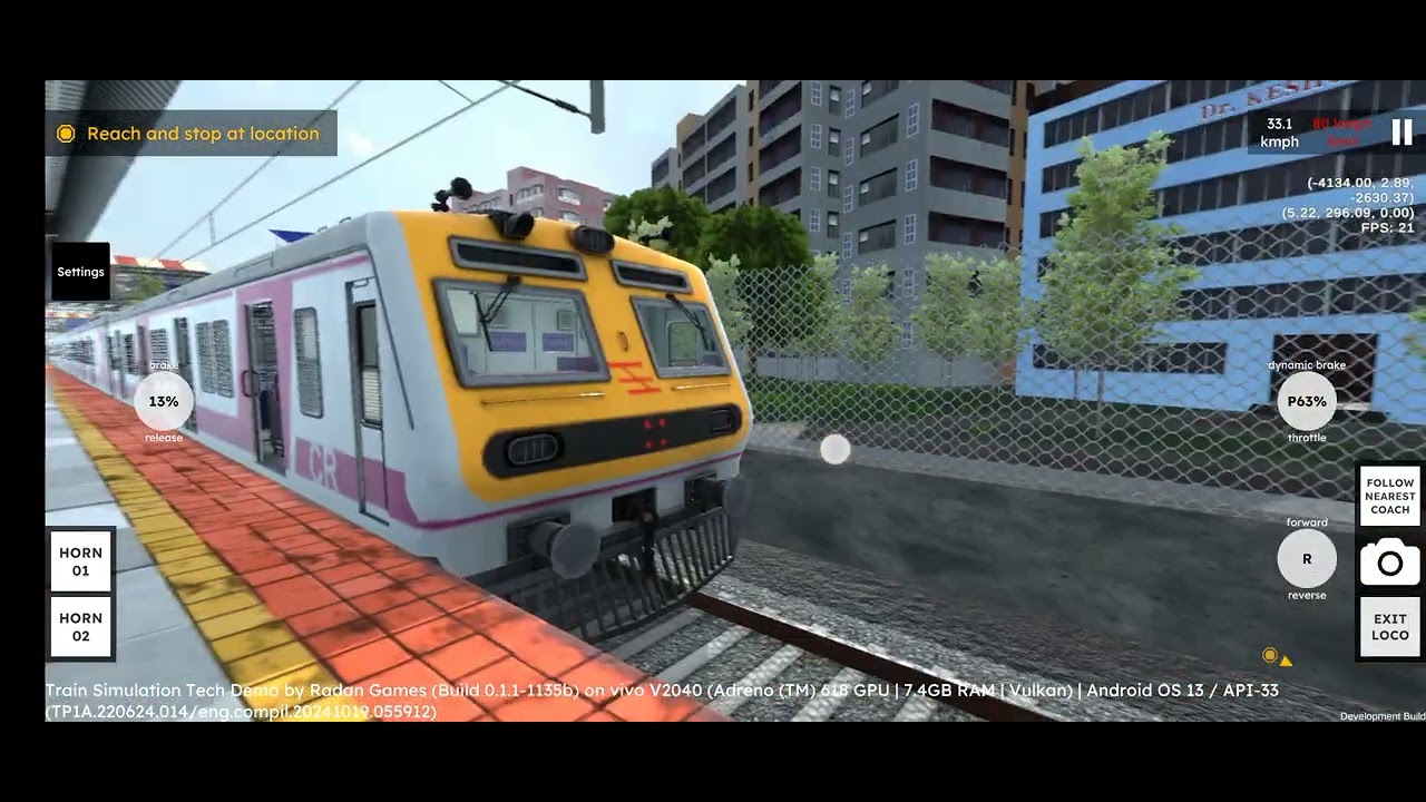 RG train teach demo accident super hit speedy accident