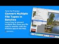 Convert Multiple File Types in Batches with Preview on the Mac