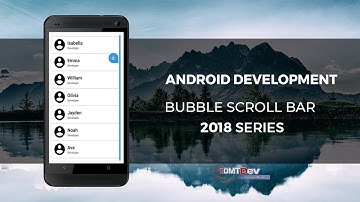 Android Tutorial Studio - Bubble Scroll Bar