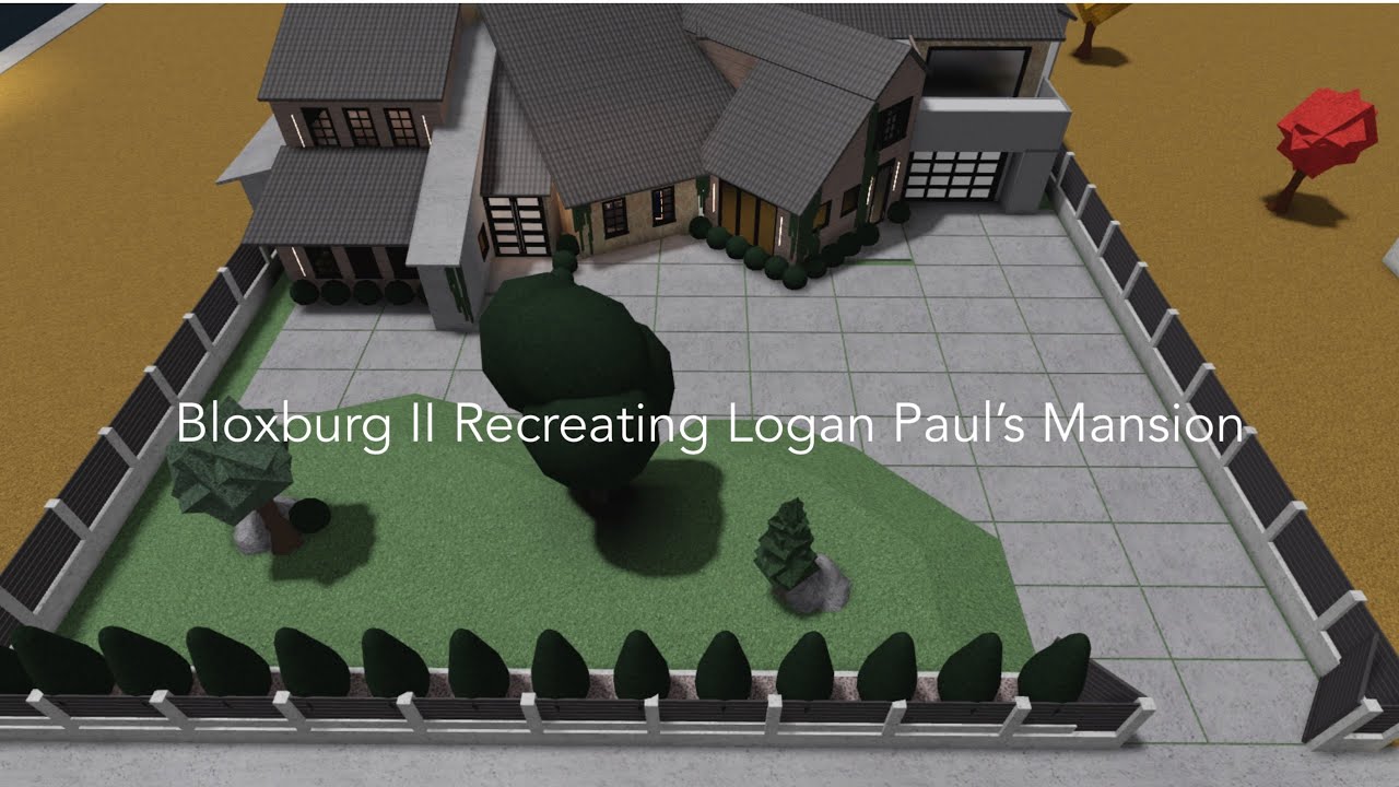 Bloxburg Ii Recreatng Logan Paul S House Ii Part 2 Ii Roblox Youtube - logan paul roblox profile