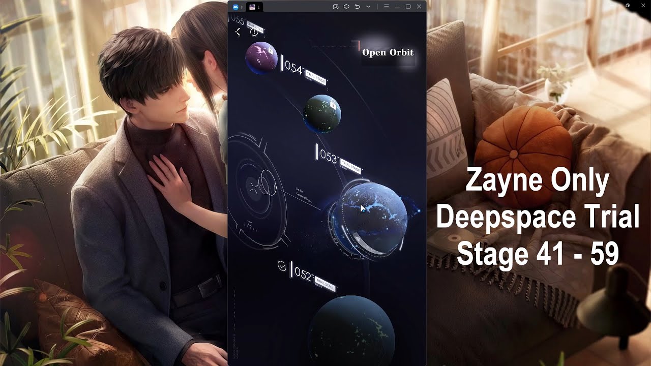 Zayne Only - Deepspace Trial Stage 41 to 59 - Love and Deepspace - YouTube