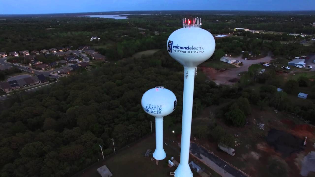 Edmond OK Water Tower 4k YouTube