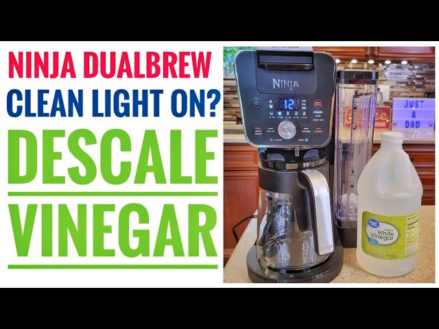 How to Clean the Ninja Coffee Bar and Turn OFF that Clean Light!!