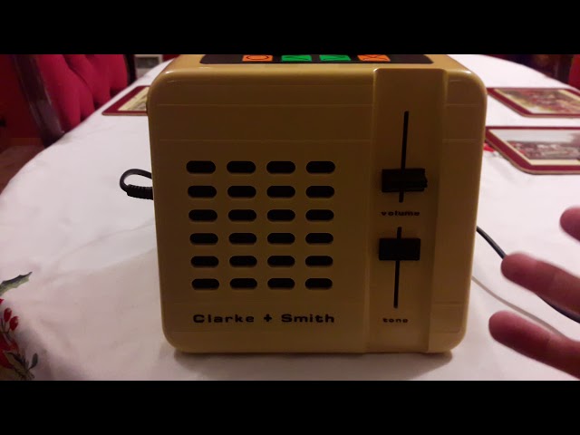 1980's Clarke & Smith Talking Book Machine 