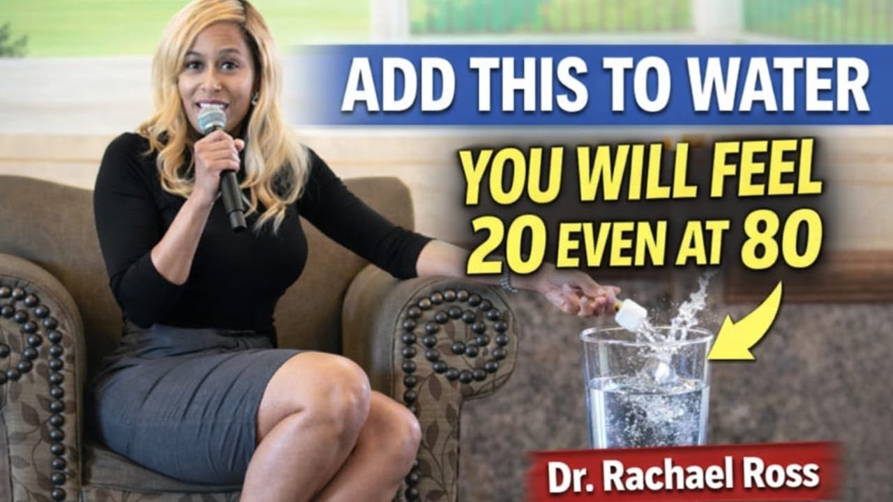 Over 50? Plain Water Is Holding You Back  Add This Mineral for Powerful Blood Flow  Dr. Rachael Ross