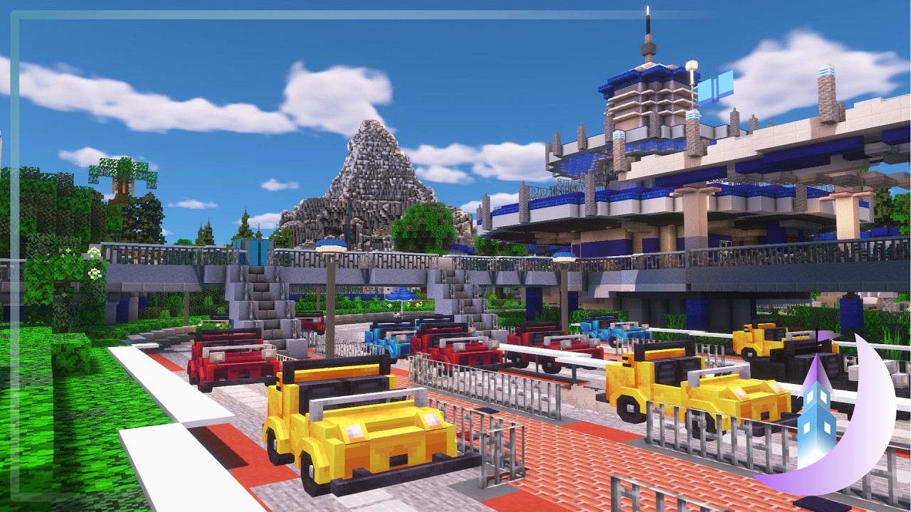 [4K] Autopia ~ Minecraft Ride POV