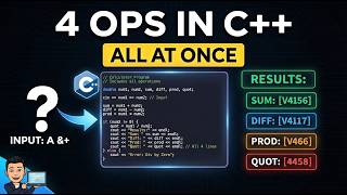 HOW YOU CAN DISPLAY SUM,SUBSTRACTION,MULTIPLICATION,DIVISION AT THE SAME TIME #LEARN TO CODE  #code