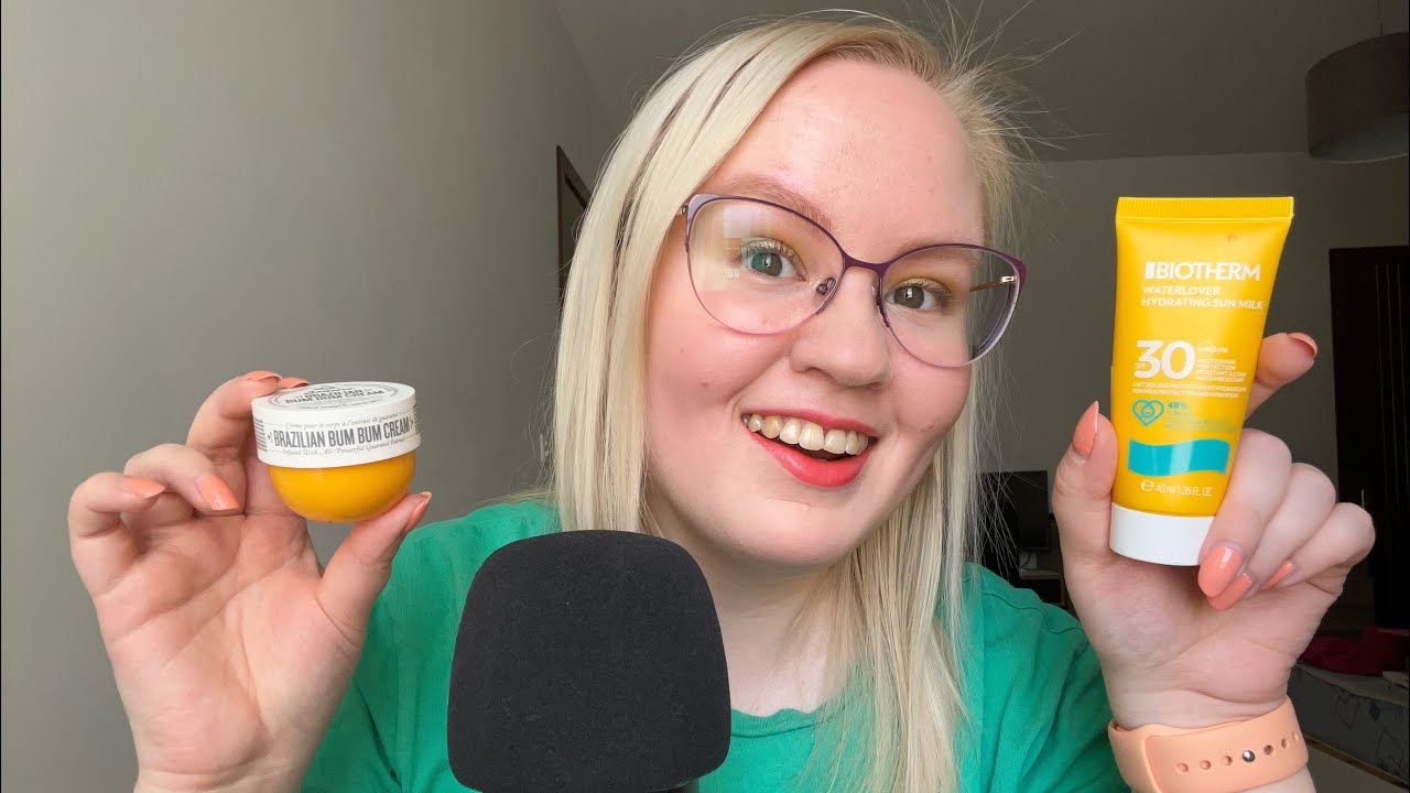 ASMR Showing empties and sharing good news 🤩