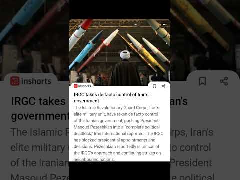 Breaking News: Iran ki government par IRGC ka kabza? #shorts #viral #iran #usa #islam #trending